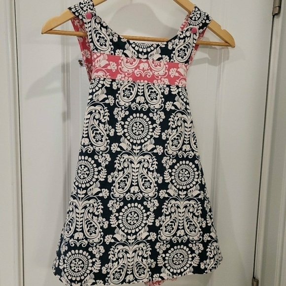 I Am Naturals Reversible Adj. Wrap Cotton Dress - Size Large 4-7 Years - Picture 4 of 8